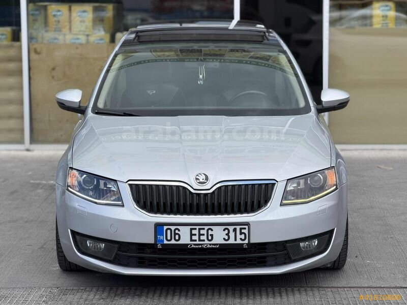Galeriden Skoda Octavia 1.6 TDI Elegance CR 2013 Model Ankara 242.000 km Gri