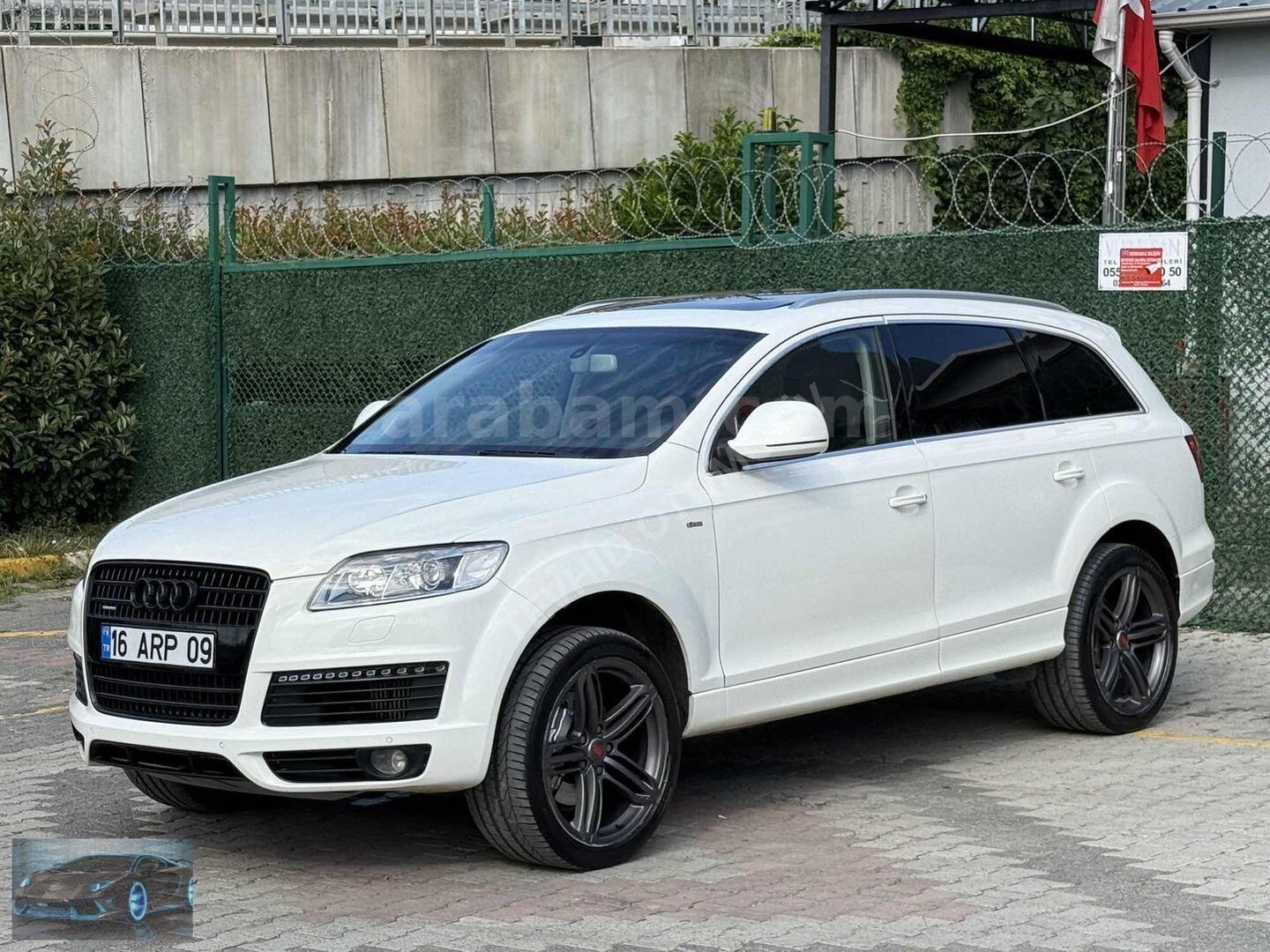 Galeriden Audi Q7 3.0 TDI Quattro 2009 Model İstanbul 239.000 km Beyaz 4