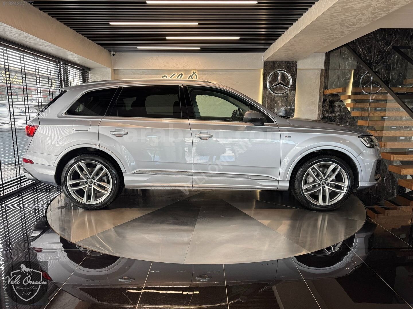 Galeriden Audi Q7 50 TDI Quattro S Line 2020 Model Konya 120.000 km Gri 7