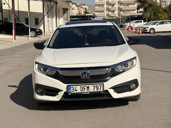 Sahibinden Honda Civic 1.6i VTEC Elegance 2016    110.000 km Beyaz
