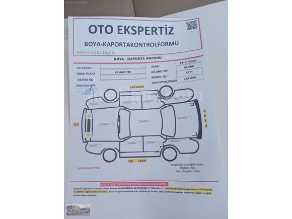 ORJ 120 BİN KM 1 PARÇA BOYALI