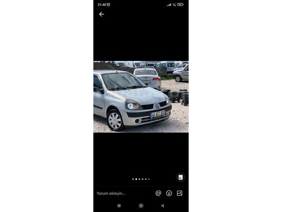 Sahibinden Renault Clio 1.5 dCi Authentique 2005 Model