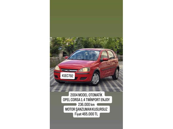 Sahibinden Opel Corsa 1.4 Twinport Enjoy 2004 Model 