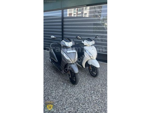 TVS -125cc-BEYAZ - GRİ -2.250 KM DE