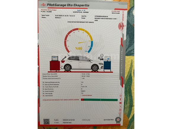 Sahibinden Renault Megane 1.4 Authentique 2009 Model 