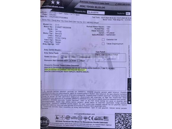 HATASIZ BOYASIZ 2.SAHİBİNDEN ASTRA J