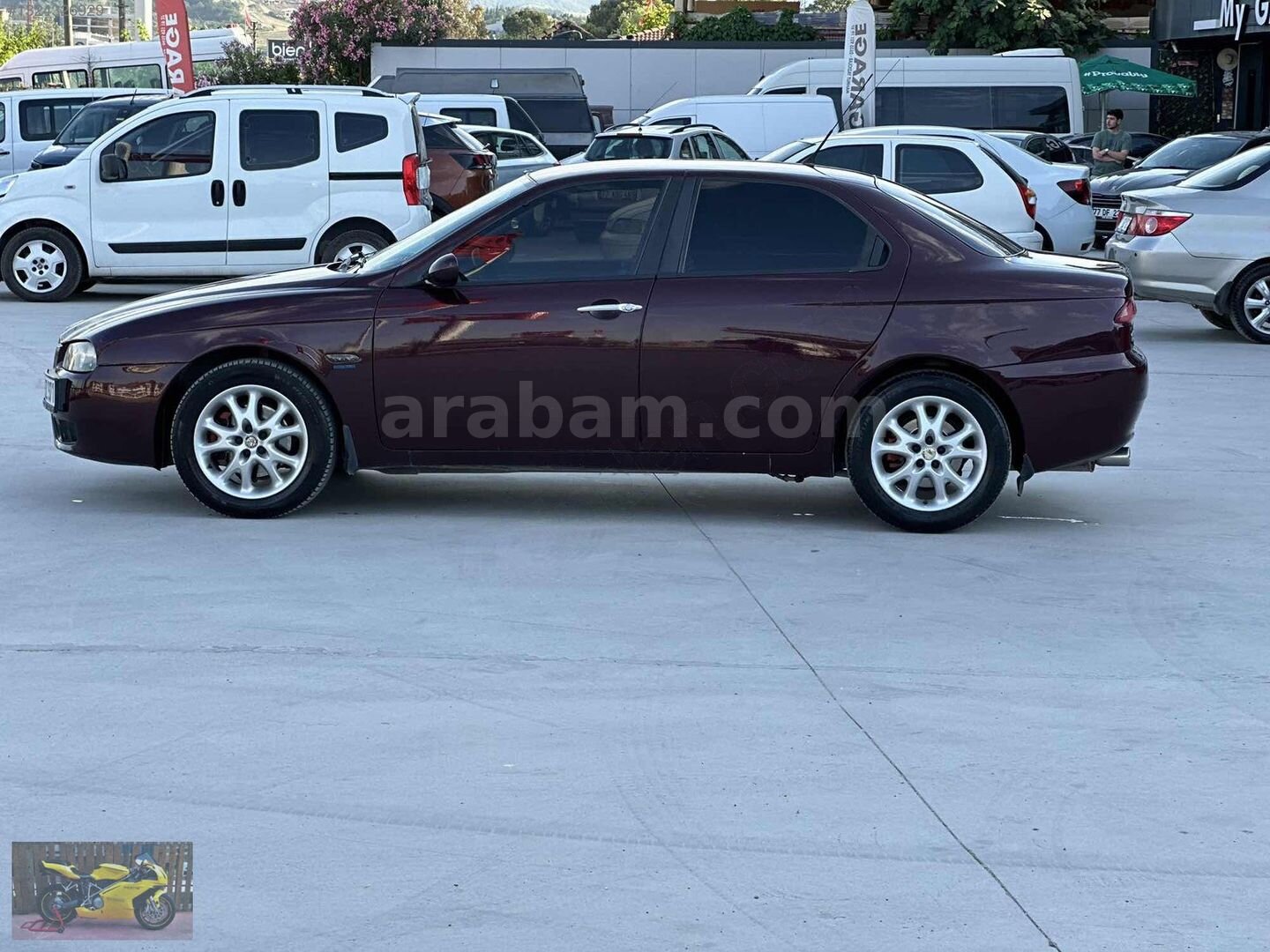 Galeriden Alfa Romeo 156 1.6 TS Distinctive 2005 Model Yalova 260.000 km Bordo 4