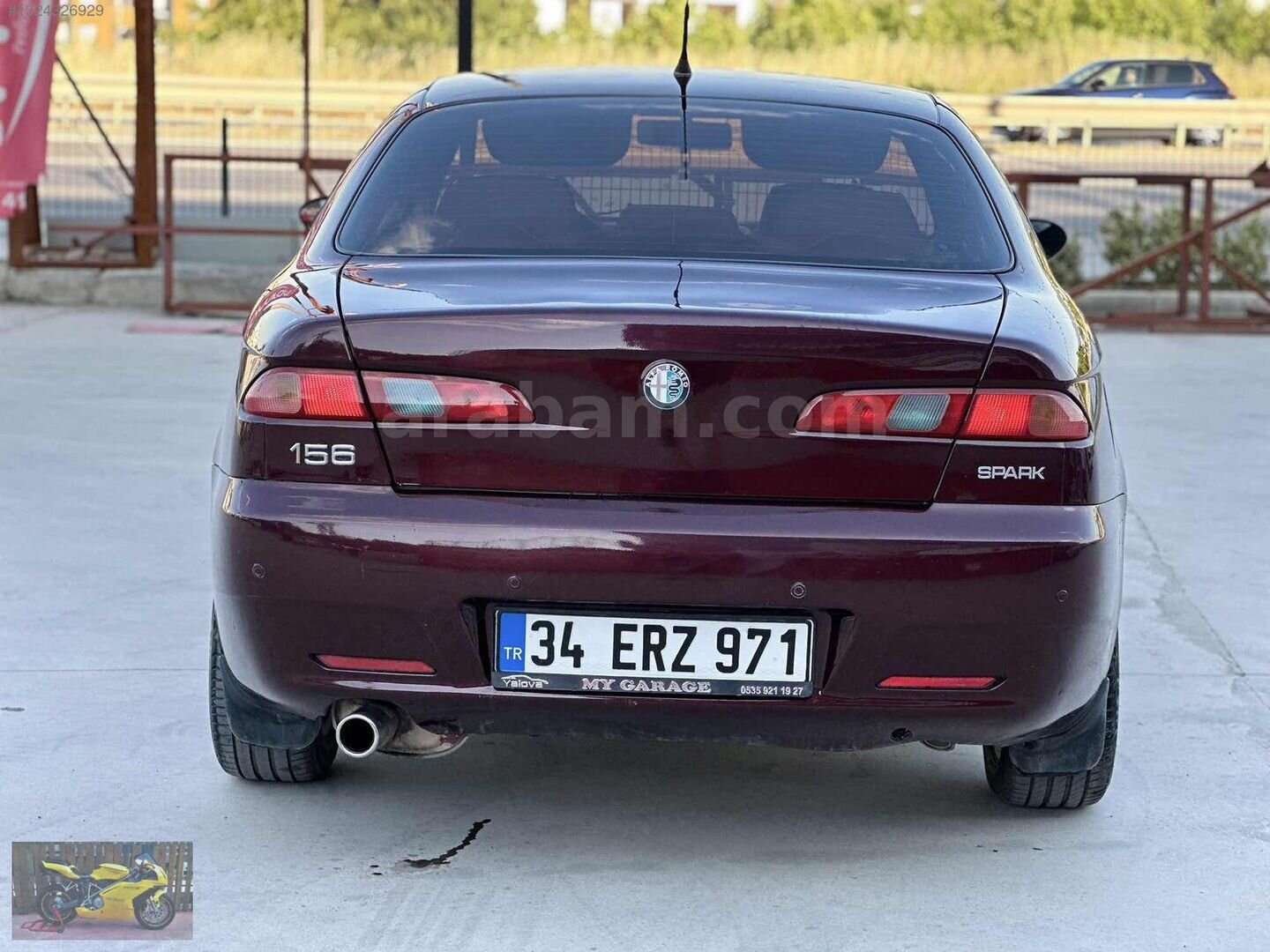 Galeriden Alfa Romeo 156 1.6 TS Distinctive 2005 Model Yalova 260.000 km Bordo 7