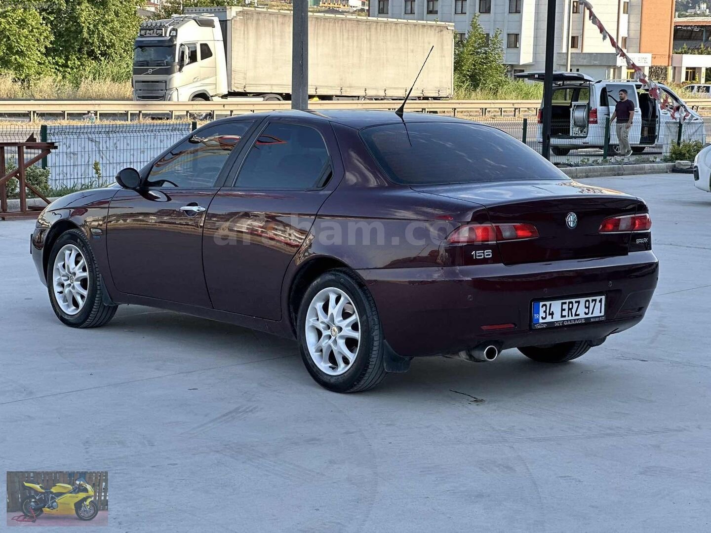 Galeriden Alfa Romeo 156 1.6 TS Distinctive 2005 Model Yalova 260.000 km Bordo 6