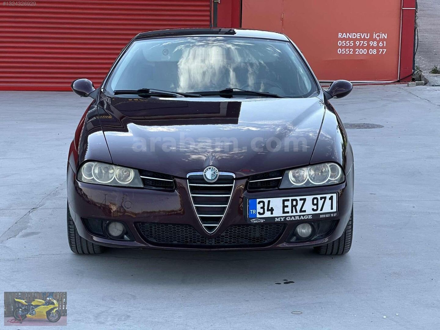 Galeriden Alfa Romeo 156 1.6 TS Distinctive 2005 Model Yalova 260.000 km Bordo 2