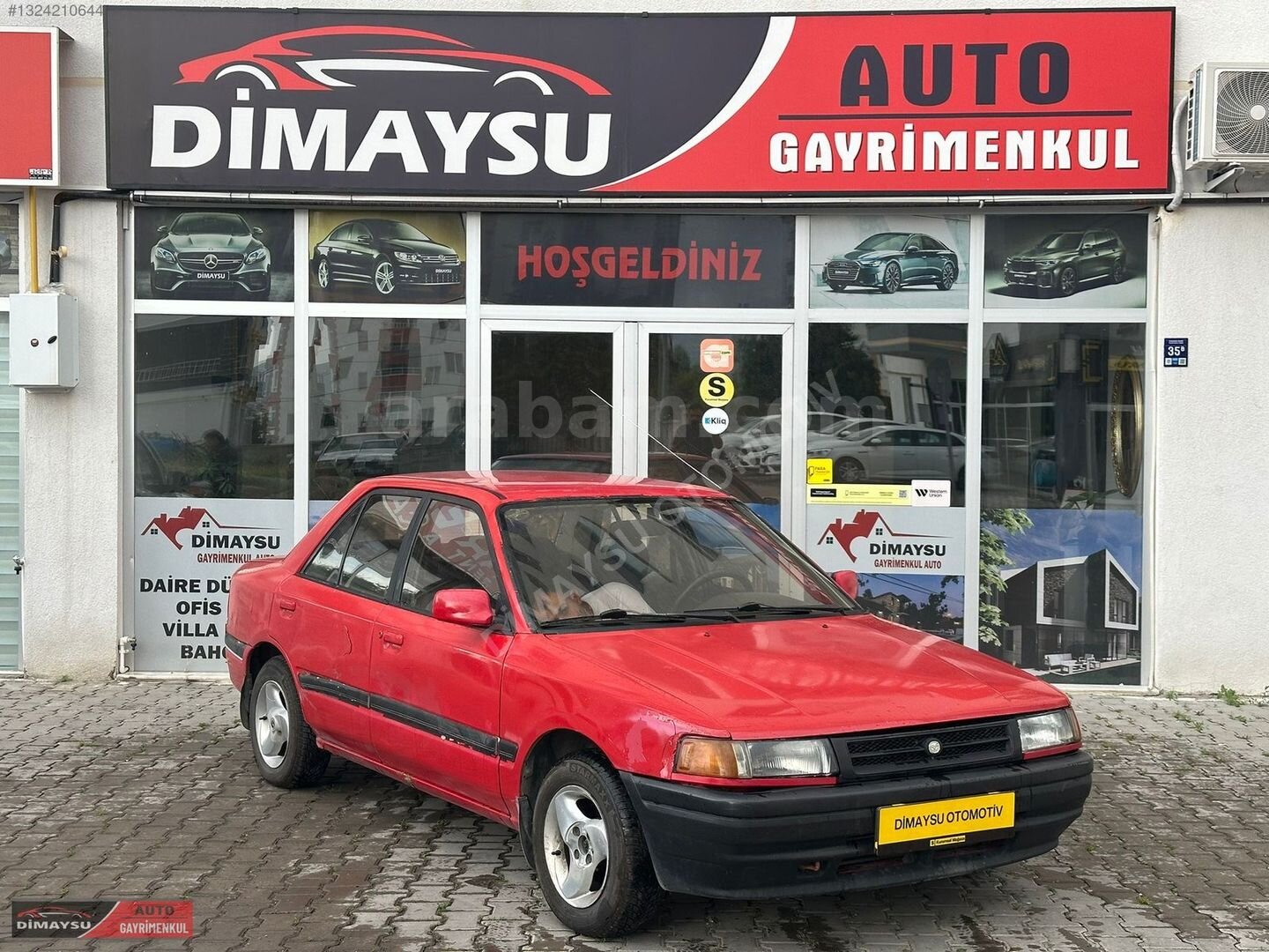 Galeriden Mazda 323 1.6 GLX 1991 Model Kayseri 265.000 km Kırmızı 3