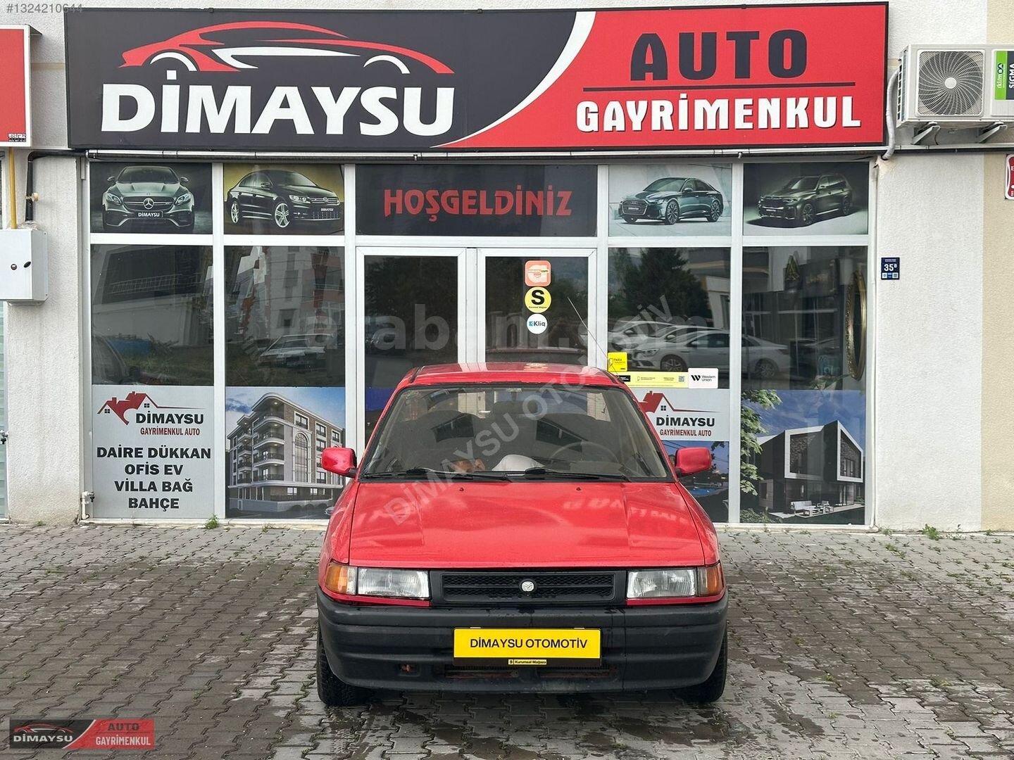 Galeriden Mazda 323 1.6 GLX 1991 Model Kayseri 265.000 km Kırmızı 2