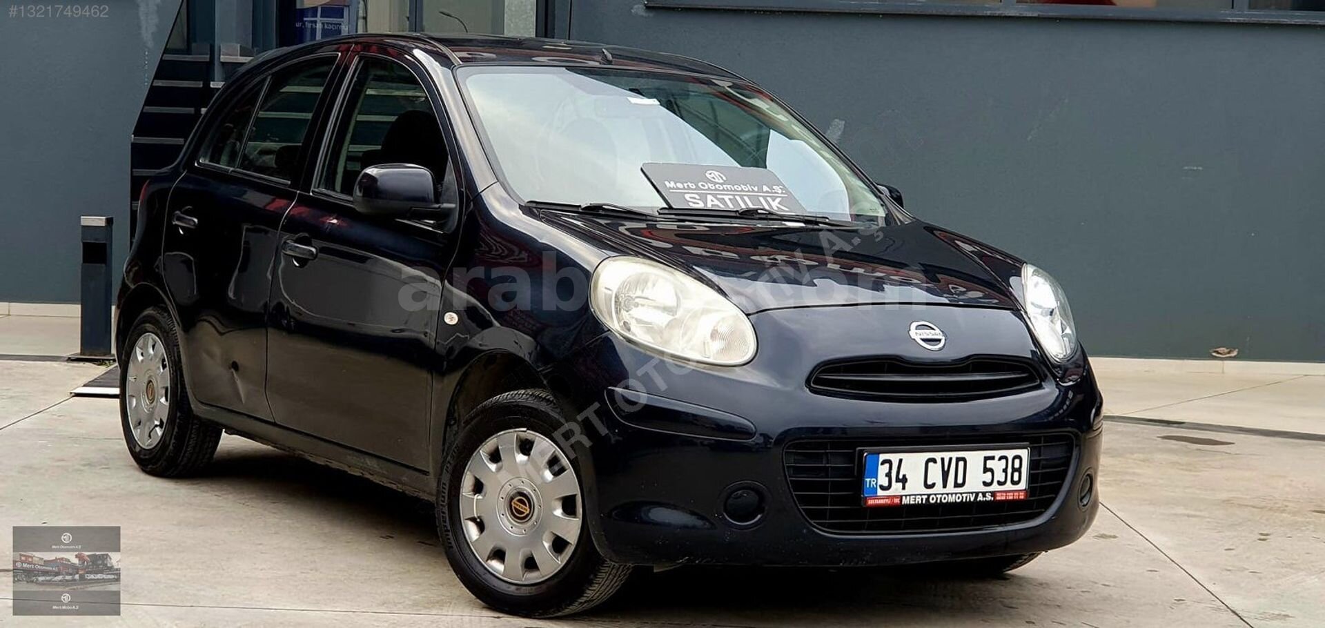 Galeriden Nissan Micra 1.2 Passion 2012 Model İstanbul 150.000 km Siyah 7