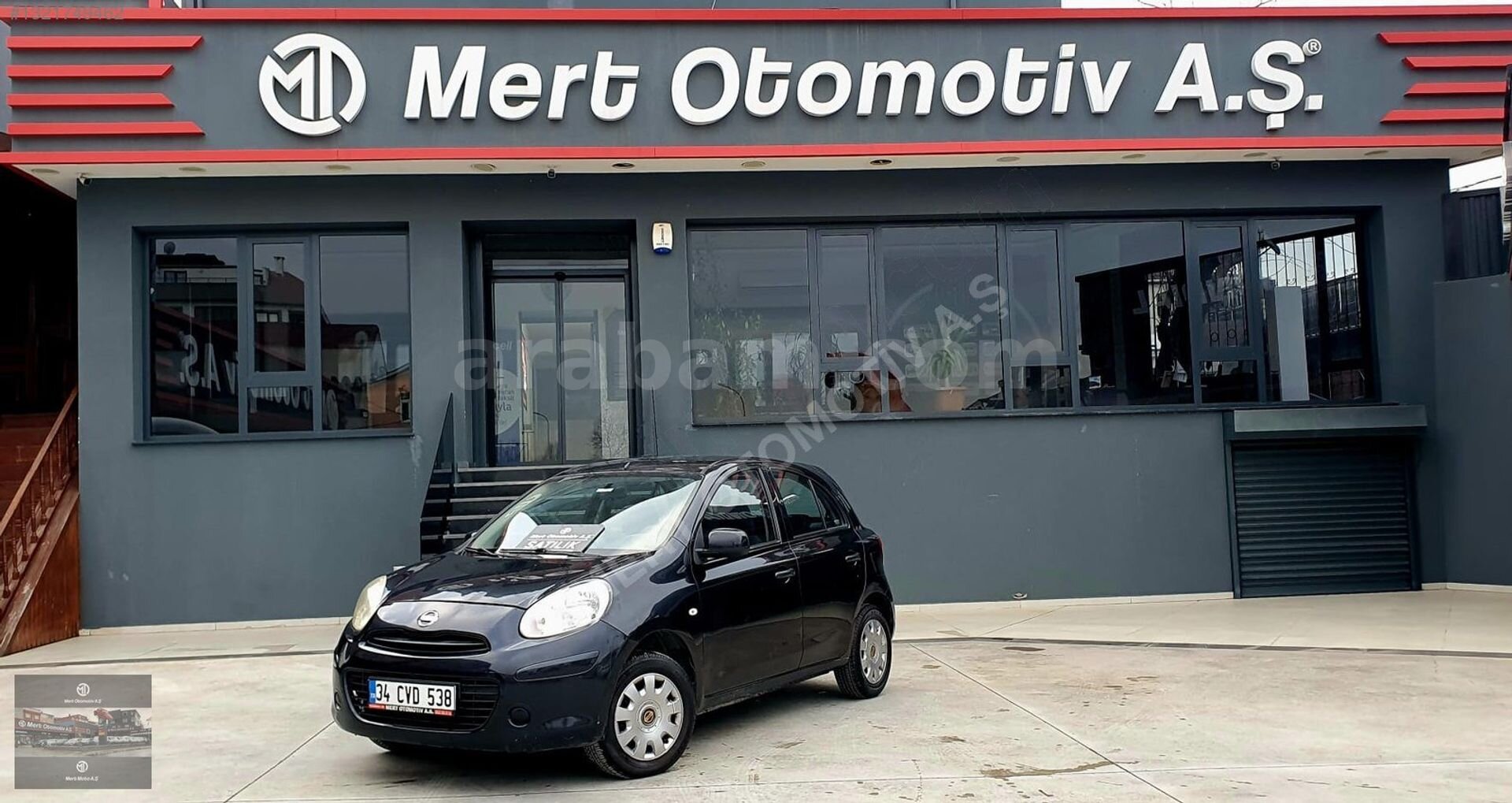 Galeriden Nissan Micra 1.2 Passion 2012 Model İstanbul 150.000 km Siyah 3