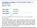 Sahibinden Citroen Nemo Combi 1.3 HDi SX Plus 2015 Model