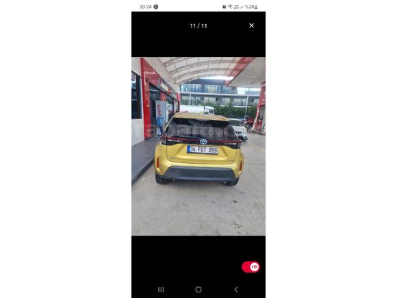 Sahibinden Toyota Yaris Cross 1.5 Hybrid Dream X-Pack 2022 Model  48.000 km Altın