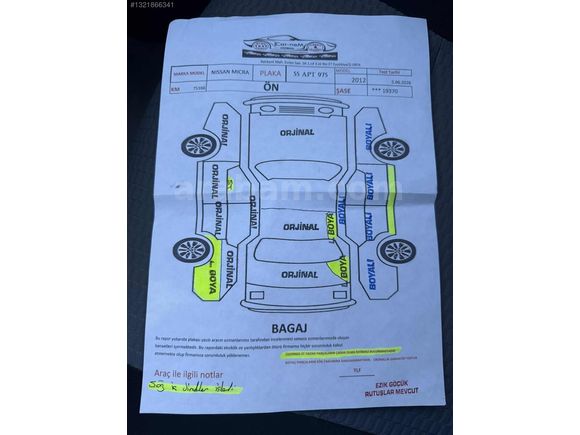 NİSSAN MİCRA 75 BİNDE CAM TAVANLI PLATİNUM EN DOLUSU