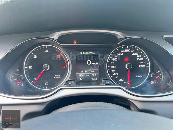 HARMANLI AUTO DAN 149 BİN KM AUDI A-4 SEDAN 2.0 TDI