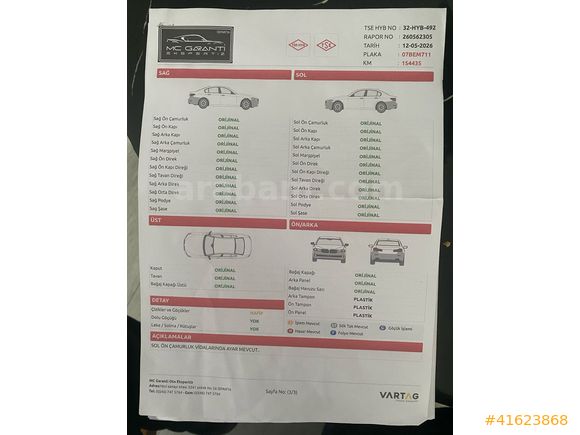 HATASIZ BOYASIZ FULL ORJİNAL EGEA 1.3 MJET