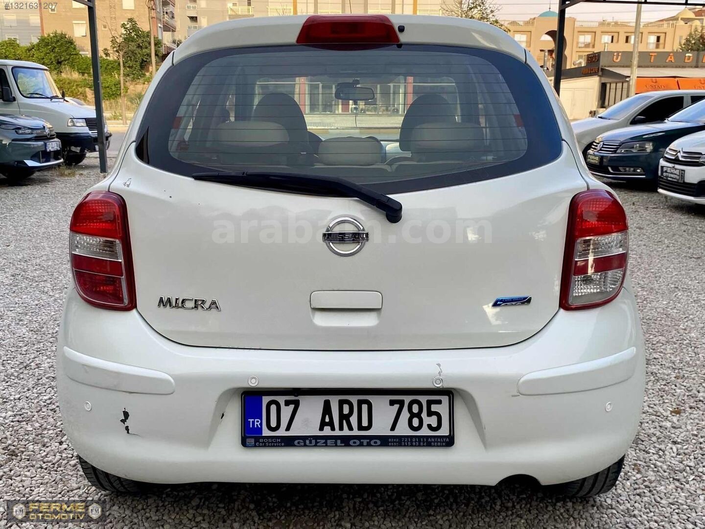 Galeriden Nissan Micra 1.2 Punch 2012 Model Antalya 109.000 km Beyaz 5
