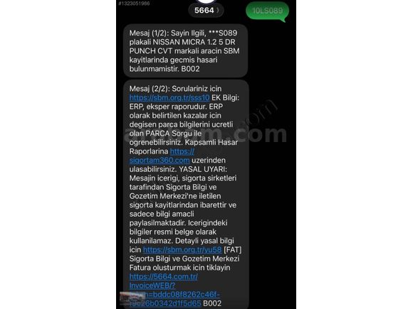 2012 MDL BİR PARÇA BOYALI KOLTUK ISITMALI 125BİN KMDE