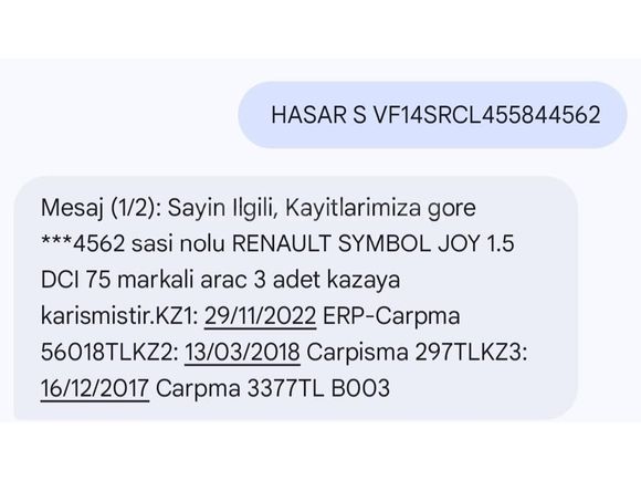 Sahibinden Renault Symbol 1.5 dCi Joy 2016 Model