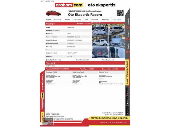 OPEL CORSA 2016 MODEL 87 BİN KM OTOMATİK VİTES
