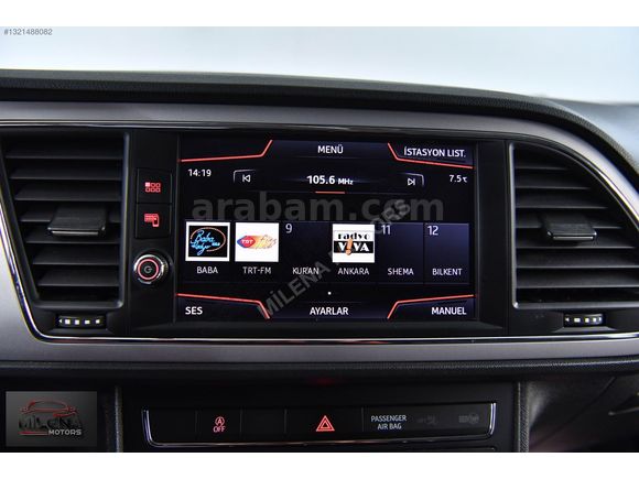 350BİN PEŞİN 36AY KREDİ İMKANIYLA SEAT LEON STYLE 1.2 TSİ