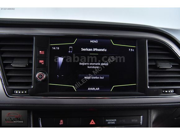350BİN PEŞİN 36AY KREDİ İMKANIYLA SEAT LEON STYLE 1.2 TSİ