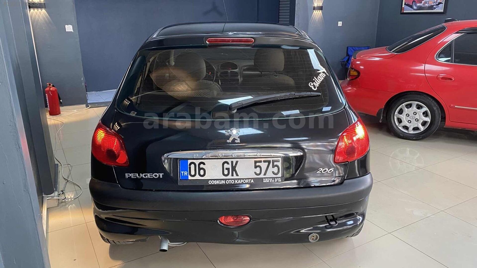 Galeriden Peugeot 206 1.4 X-Line 2005 Model İzmir 269.000 km Siyah 7