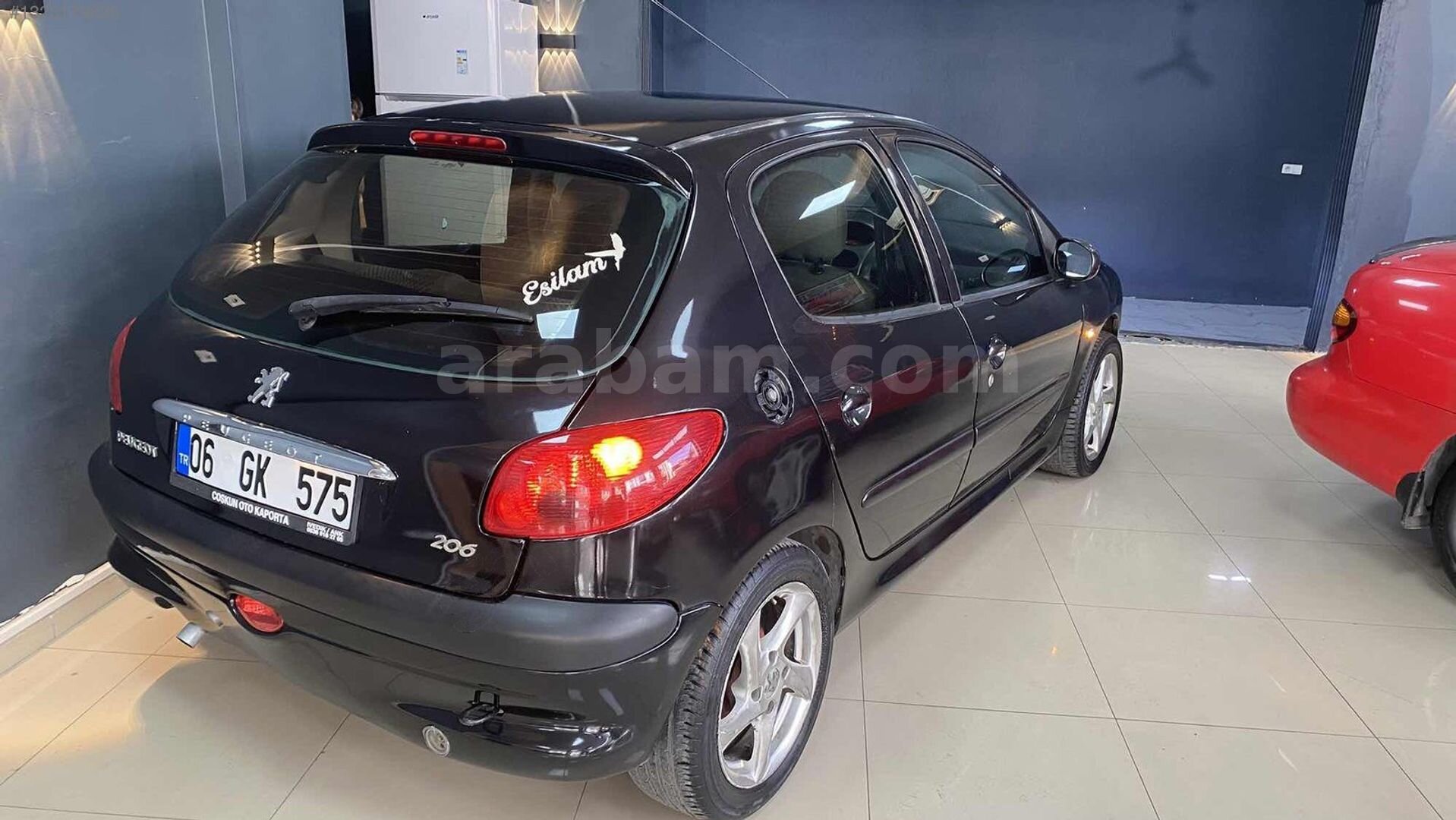Galeriden Peugeot 206 1.4 X-Line 2005 Model İzmir 269.000 km Siyah 6