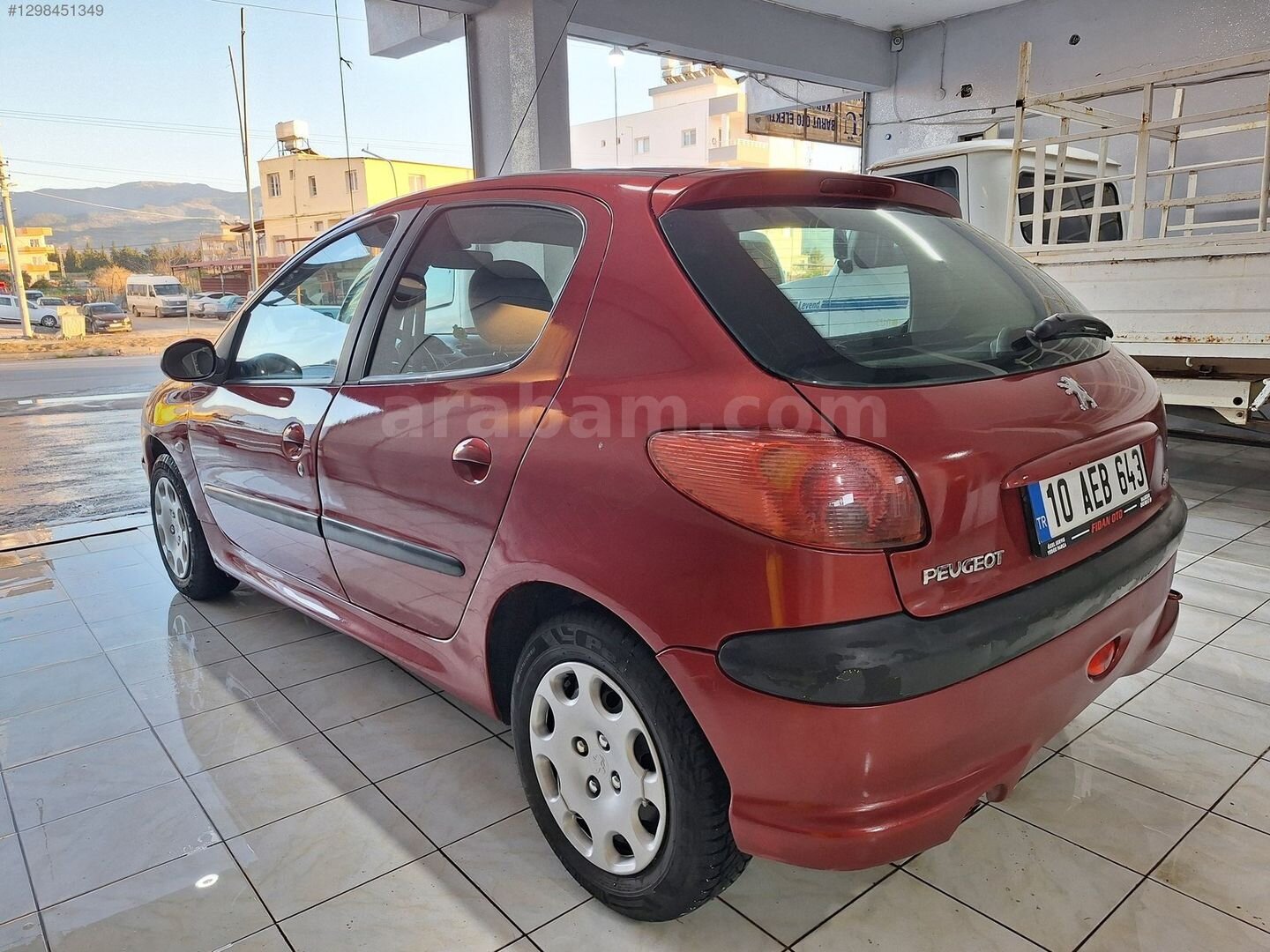 Galeriden Peugeot 206 1.4 X-Line 2004 Model Hatay 287.545 km Kırmızı 4