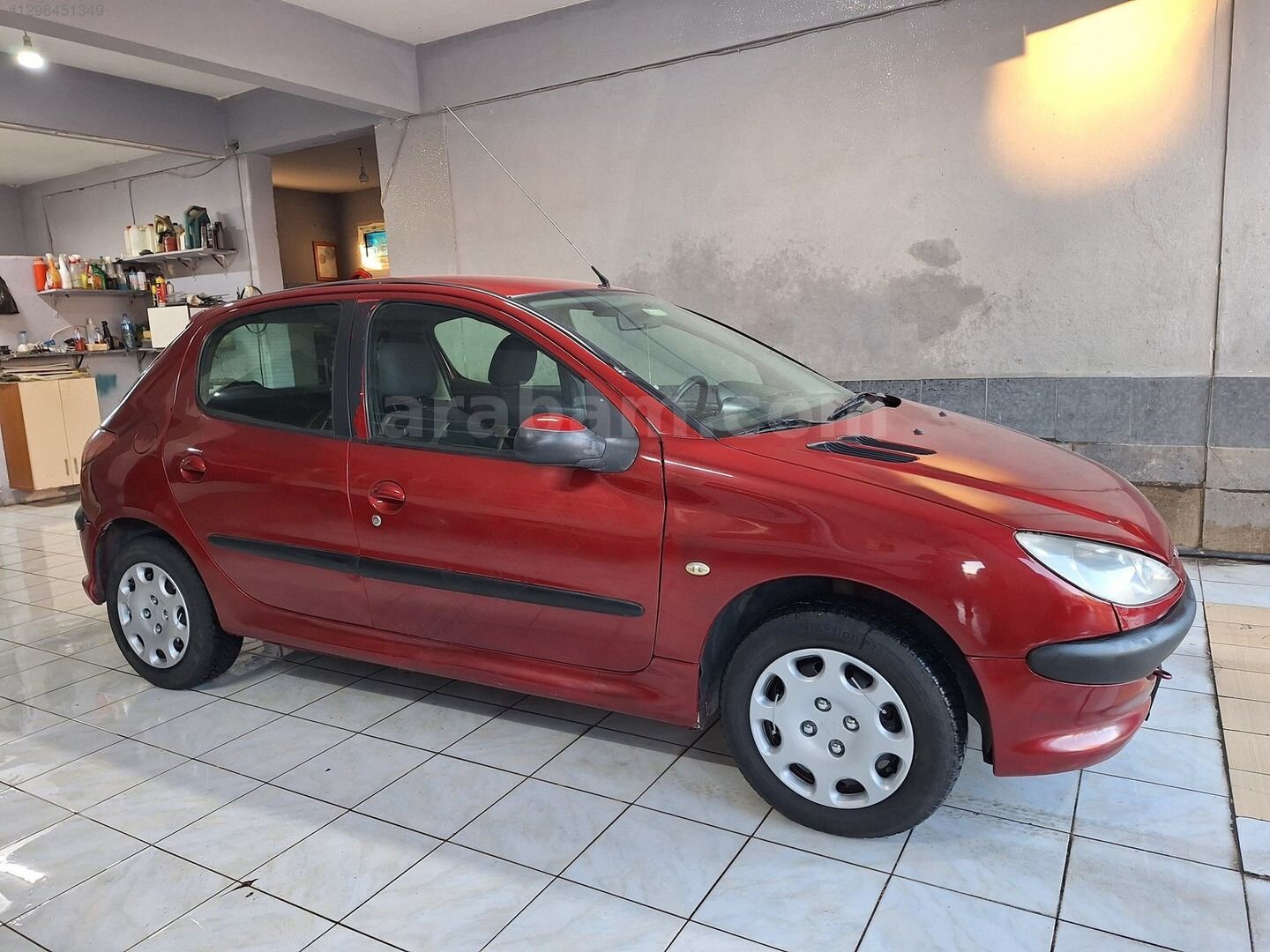 Galeriden Peugeot 206 1.4 X-Line 2004 Model Hatay 287.545 km Kırmızı 3