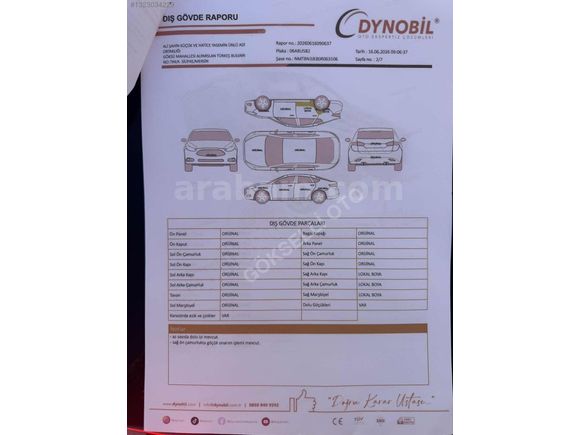 2016 model 236 bin KM COROLLA 1.4 dizel MANUEL PREMİUM