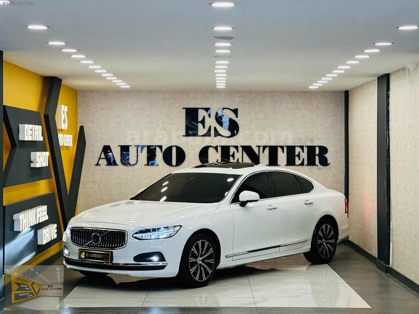 Galeriden Volvo S90 2.0 D B5 Plus Bright 2021 Model Samsun 136.000 km Beyaz 3