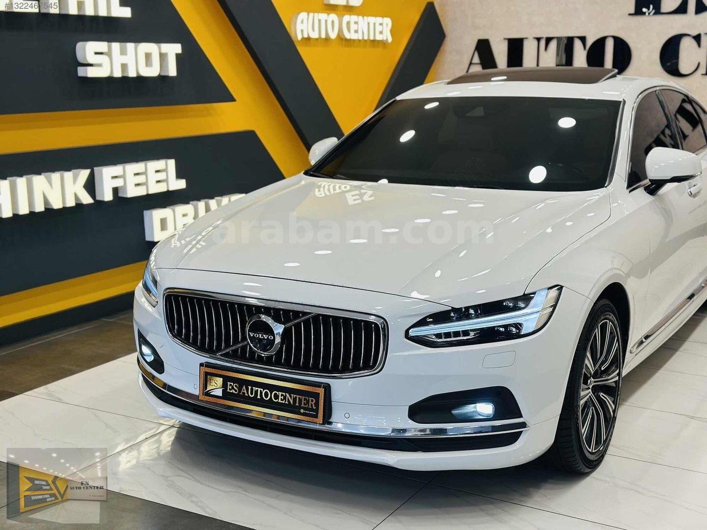 Galeriden Volvo S90 2.0 D B5 Plus Bright 2021 Model Samsun 136.000 km Beyaz 7