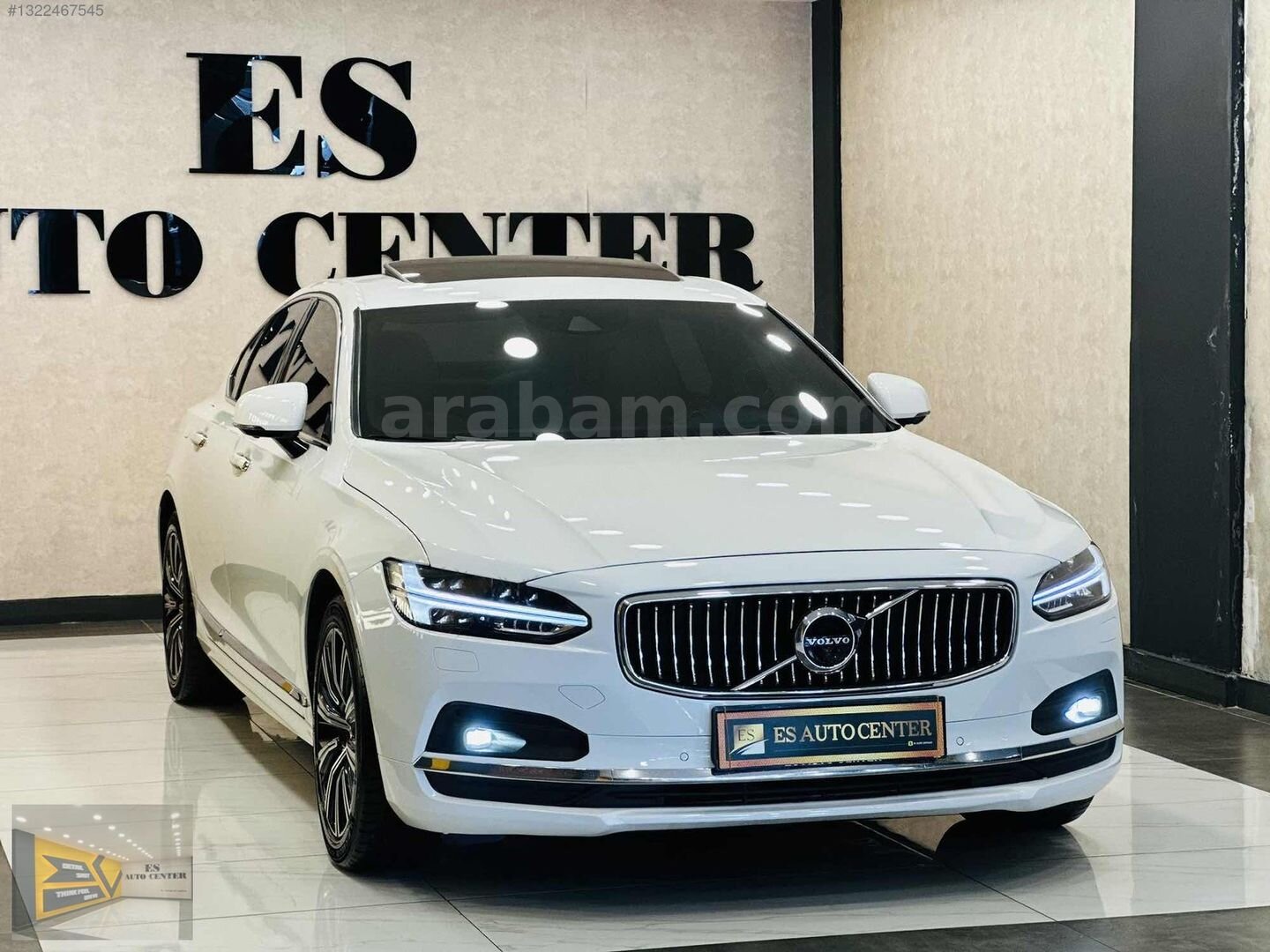Galeriden Volvo S90 2.0 D B5 Plus Bright 2021 Model Samsun 136.000 km Beyaz 4