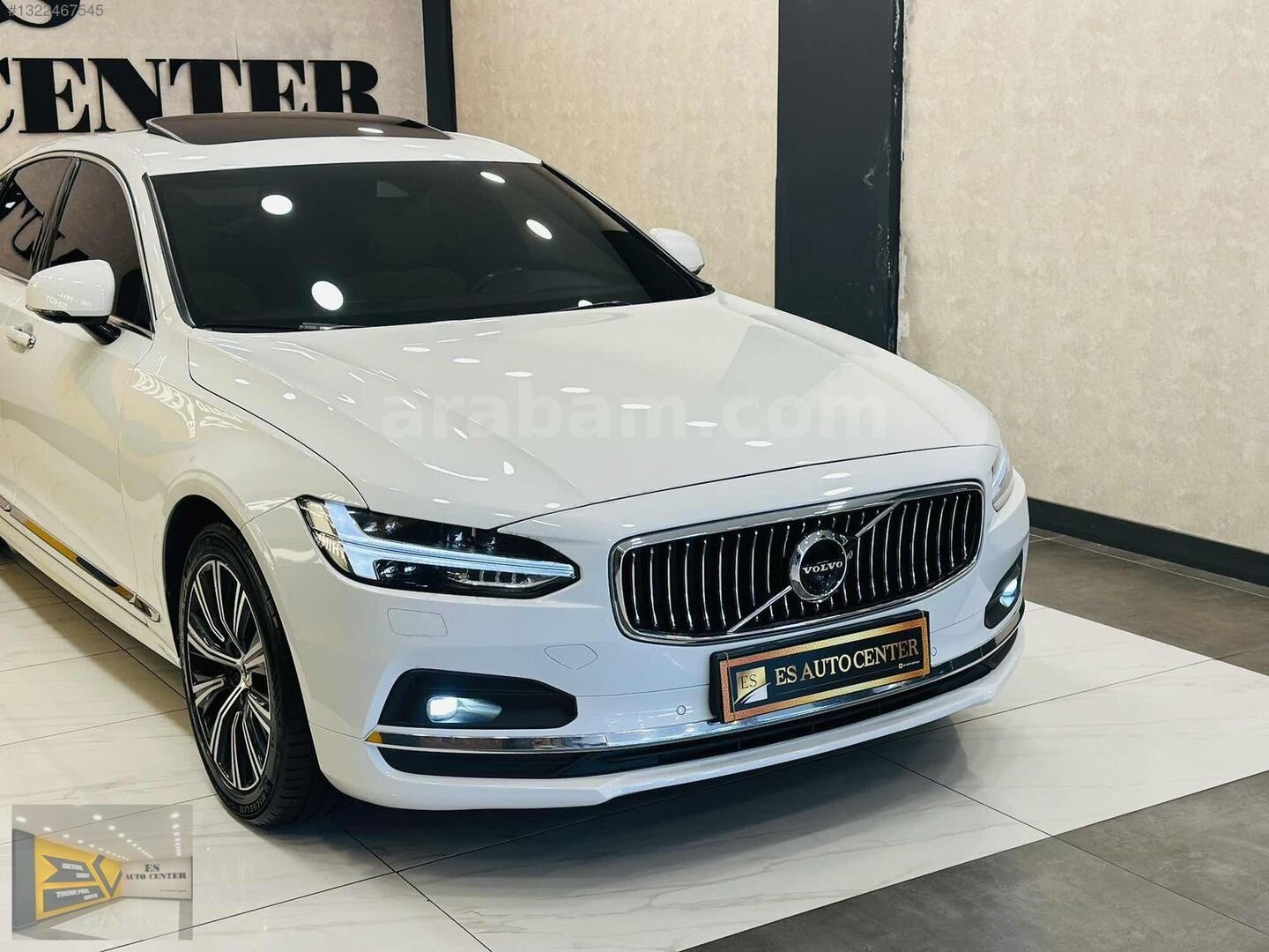 Galeriden Volvo S90 2.0 D B5 Plus Bright 2021 Model Samsun 136.000 km Beyaz 6