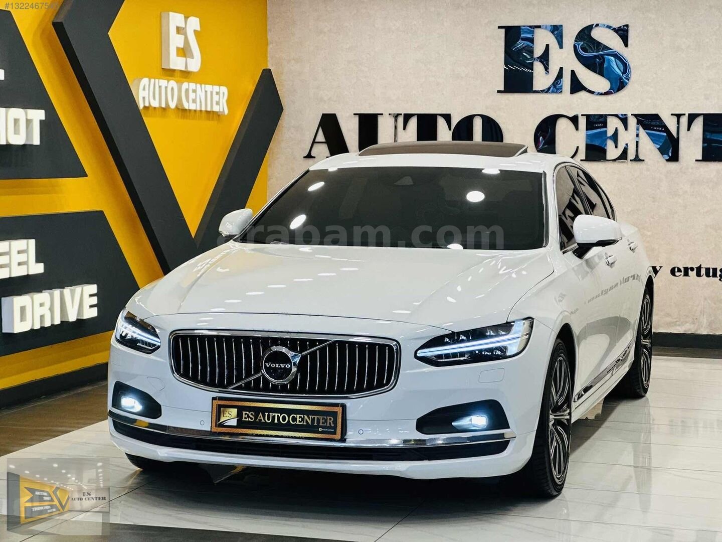 Galeriden Volvo S90 2.0 D B5 Plus Bright 2021 Model Samsun 136.000 km Beyaz 5