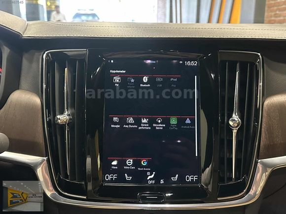 2021 VOLVO S90 20D B5 HYBRİD AWD PLUS BRİGHT İÇİ TABA HATASIZ