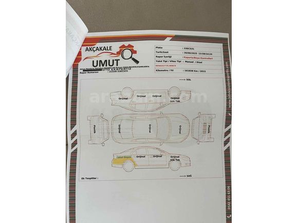 Sahibinden Renault Fluence 1.5 dCi Touch Plus 2015 Model 