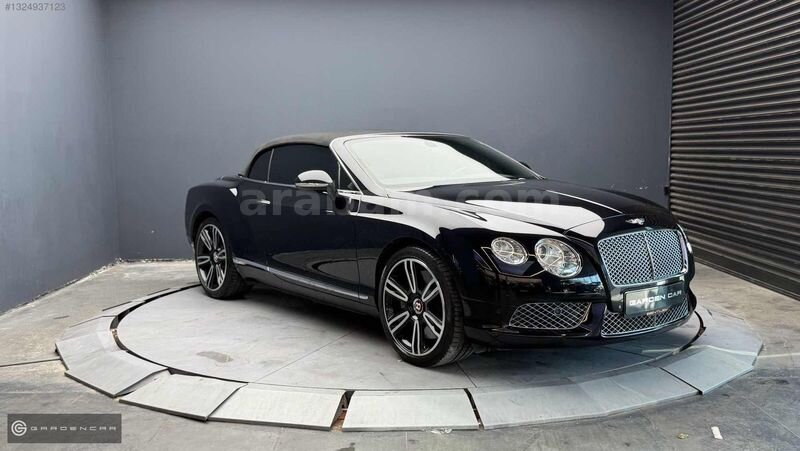 Galeriden Bentley Continental GTC 2012 Model İstanbul 82.282 km Siyah