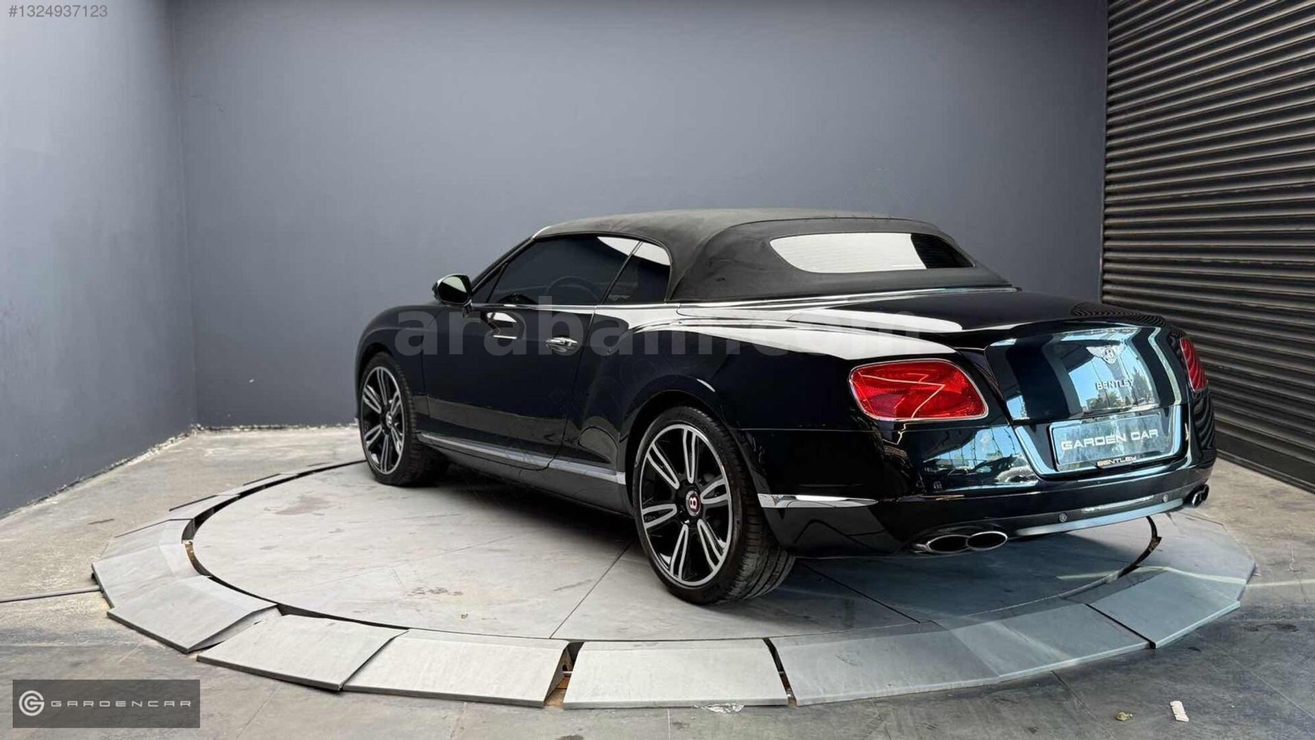 Galeriden Bentley Continental GTC 2012 Model İstanbul 82.282 km Siyah 5