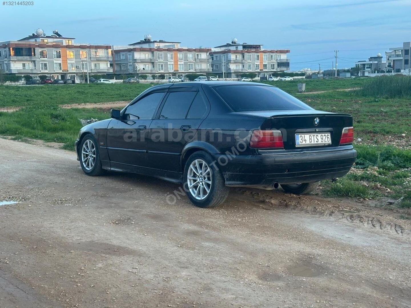 Galeriden BMW 3 Serisi 316i Standart 1994 Model Mardin 500.000 km Siyah 4