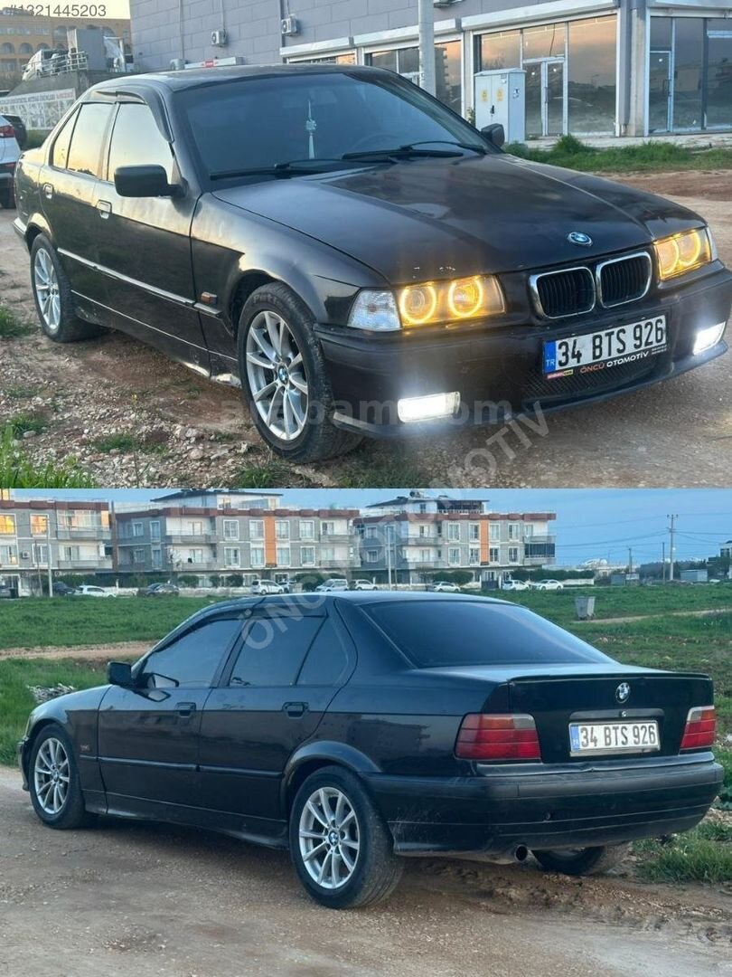 Galeriden BMW 3 Serisi 316i Standart 1994 Model Mardin 500.000 km Siyah 1