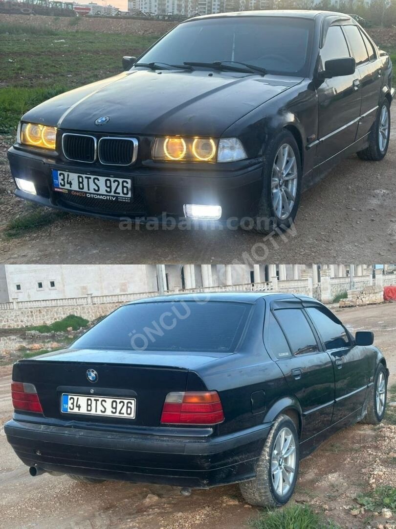 Galeriden BMW 3 Serisi 316i Standart 1994 Model Mardin 500.000 km Siyah 2