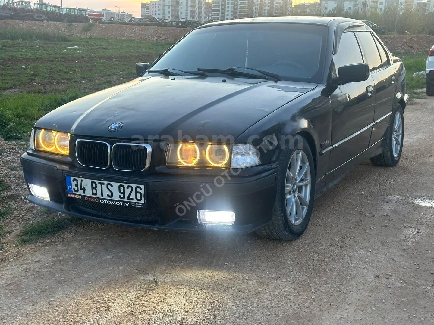 Galeriden BMW 3 Serisi 316i Standart 1994 Model Mardin 500.000 km Siyah 6