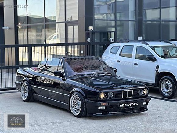 | AE MOTORS | E30CABRİO-M20B25 RUHSATLI-1987-BORDO TENTE-BBS RS2