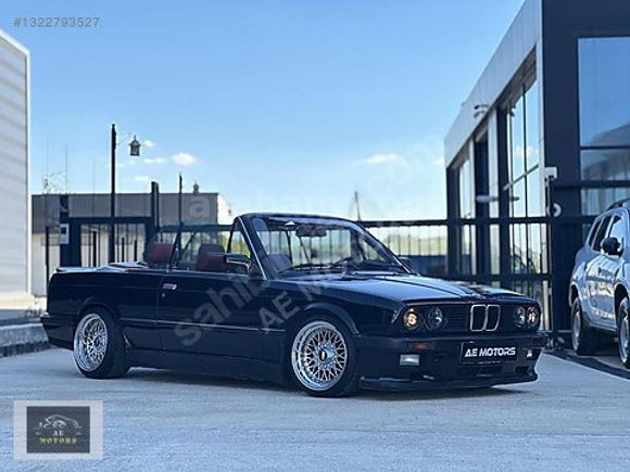 | AE MOTORS | E30CABRİO-M20B25 RUHSATLI-1987-BORDO TENTE-BBS RS2