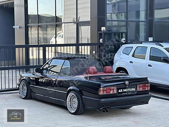 | AE MOTORS | E30CABRİO-M20B25 RUHSATLI-1987-BORDO TENTE-BBS RS2